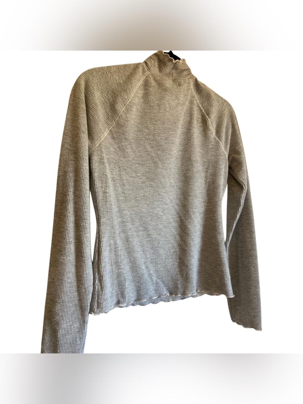 Sweater Knit Ribbed Turtleneck - Picture 7 of 9